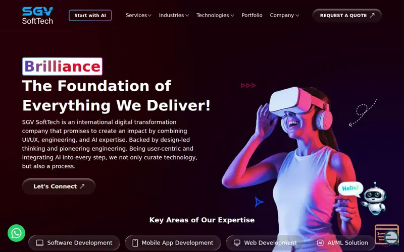 Screenshot of App & Web Development