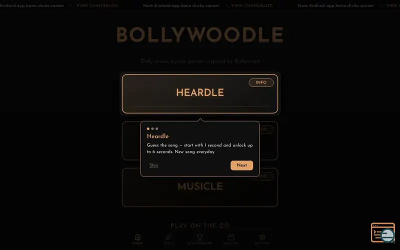 Screenshot of Music Puzzle Game on Steroids