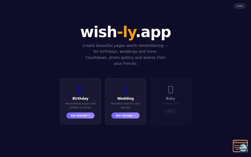 Screenshot of wish-ly.app
