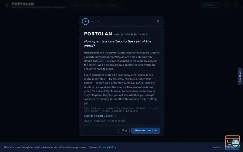 Screenshot of Portolan