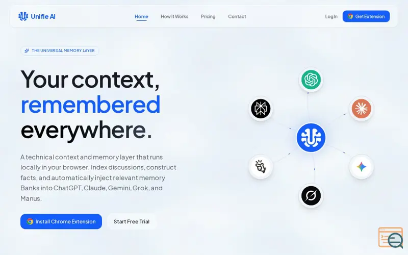 Screenshot of Unifie AI