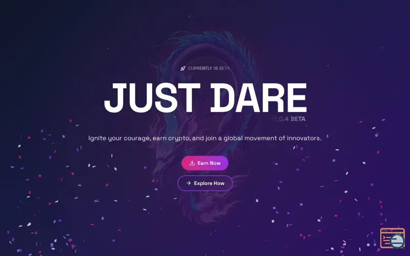 Screenshot of JustDare