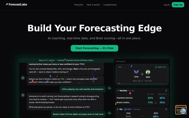 Screenshot of ForecastLabs