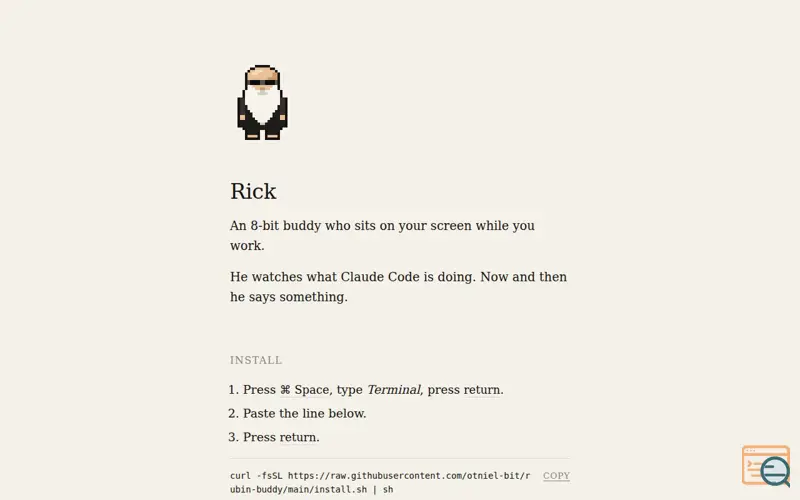 Screenshot of Rick