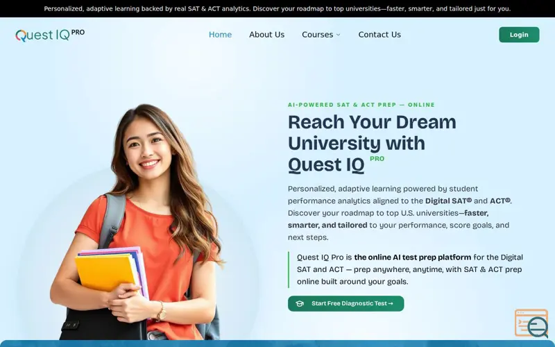 Screenshot of Quest IQ PRO