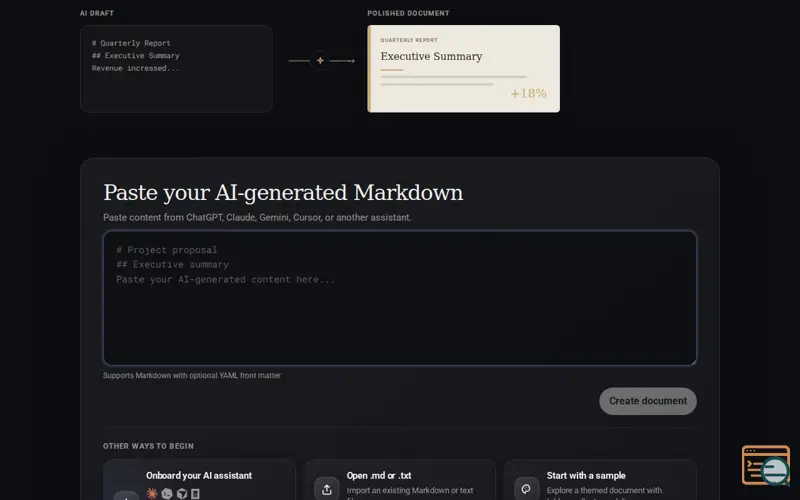 Screenshot of Polished.page