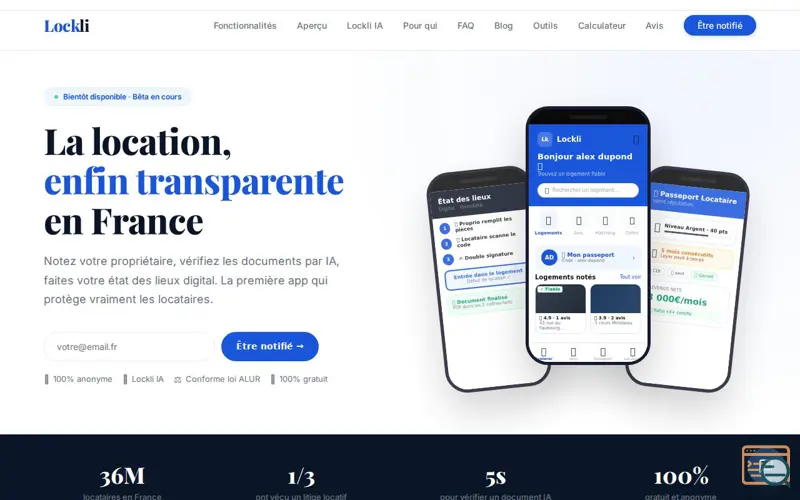 Screenshot of Lockli