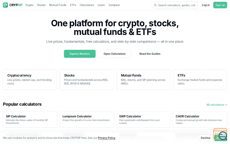 Screenshot of CRYPSIP