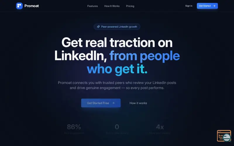 Screenshot of Promoat