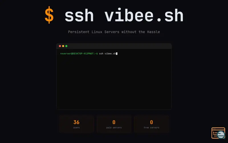 Screenshot of Vibee.sh