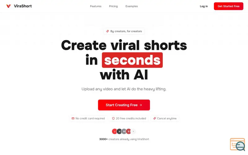 Screenshot of ViraShort