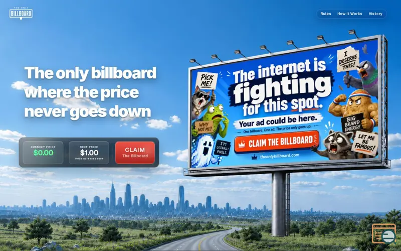 Screenshot of The Only Billboard