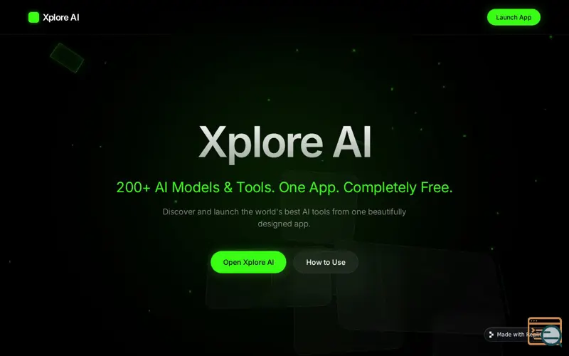 Screenshot of Xplore.AI