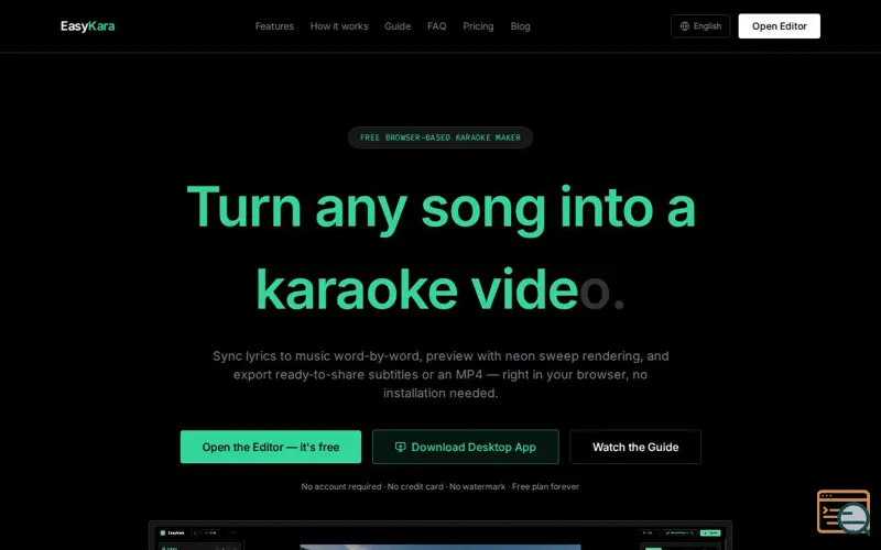 Screenshot of EasyKara