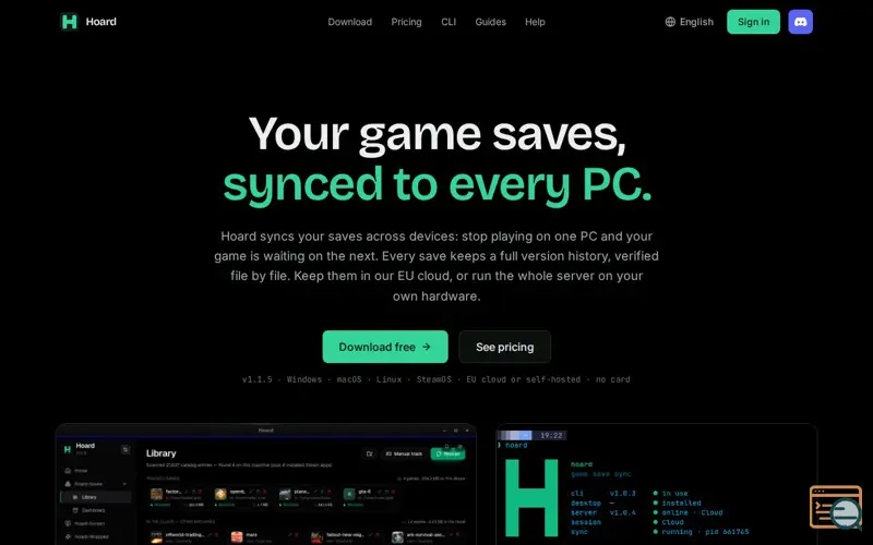 Screenshot of Hoard