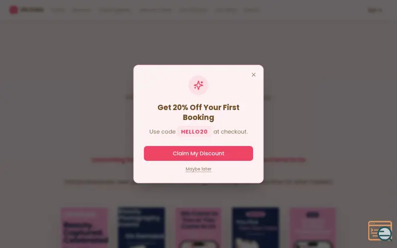 Screenshot of VÉLOURA Beauty on Dmeand, a launch using D&B D-U-N-S Registered Seal