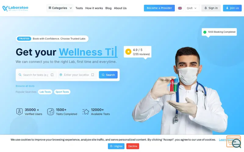 Screenshot of Laborratoo