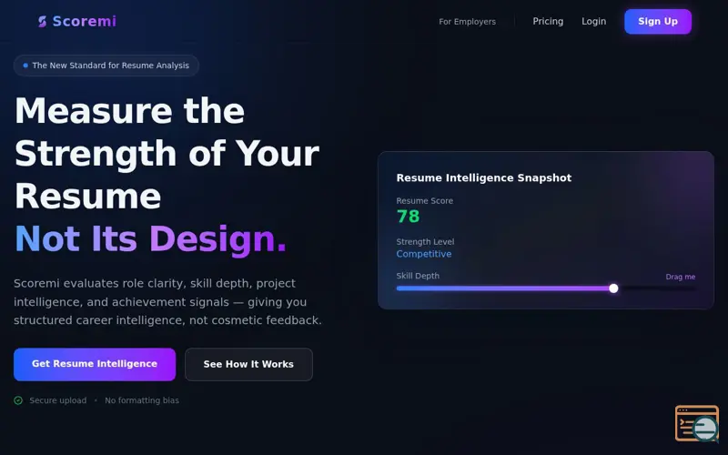 Screenshot of Scoremi