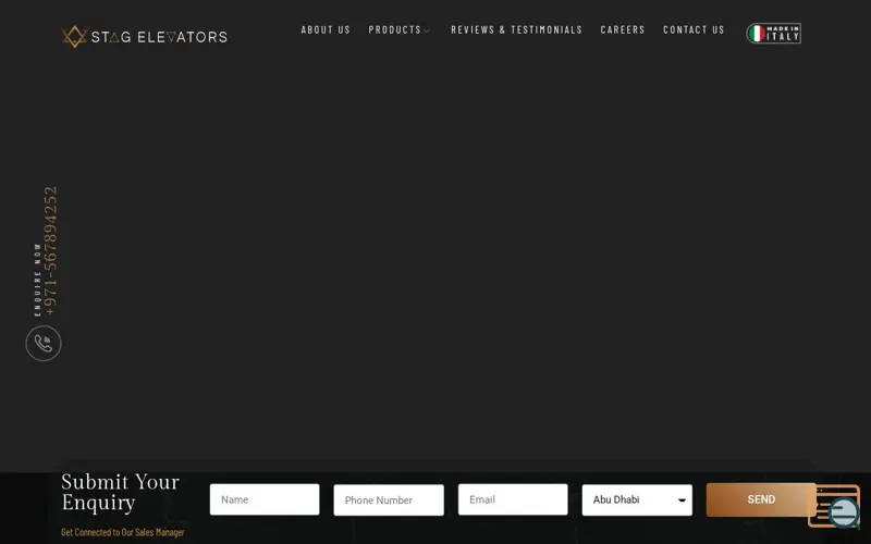 Screenshot of Hydraulic Home Elevator for Villas