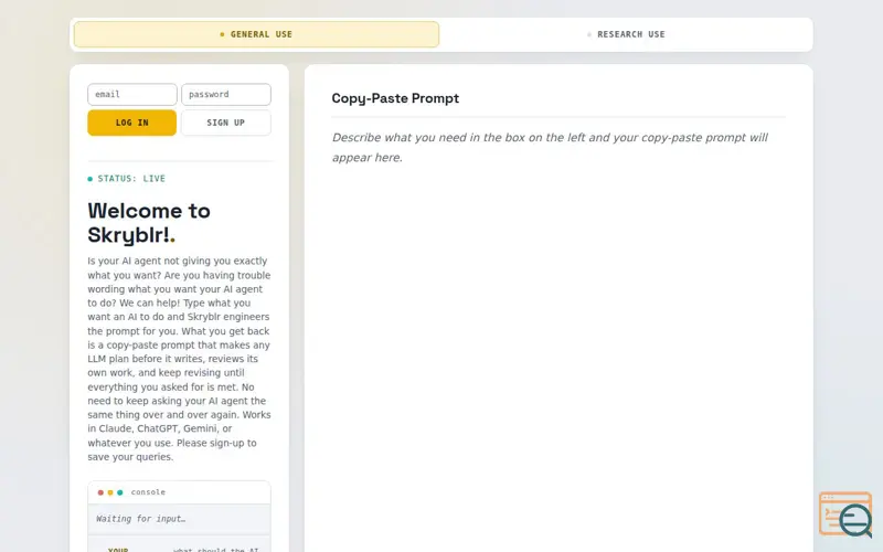 Screenshot of Skryblr