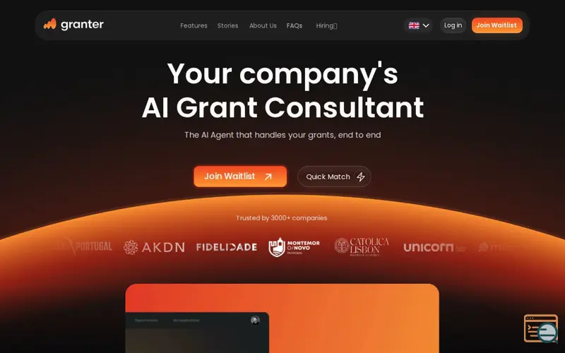Screenshot of Granter