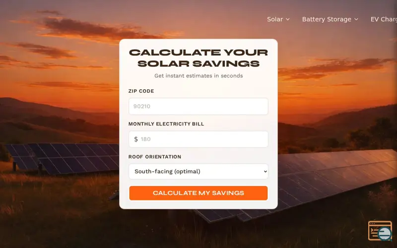 Screenshot of SolarCalcPro