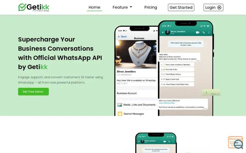 Screenshot of Getikk