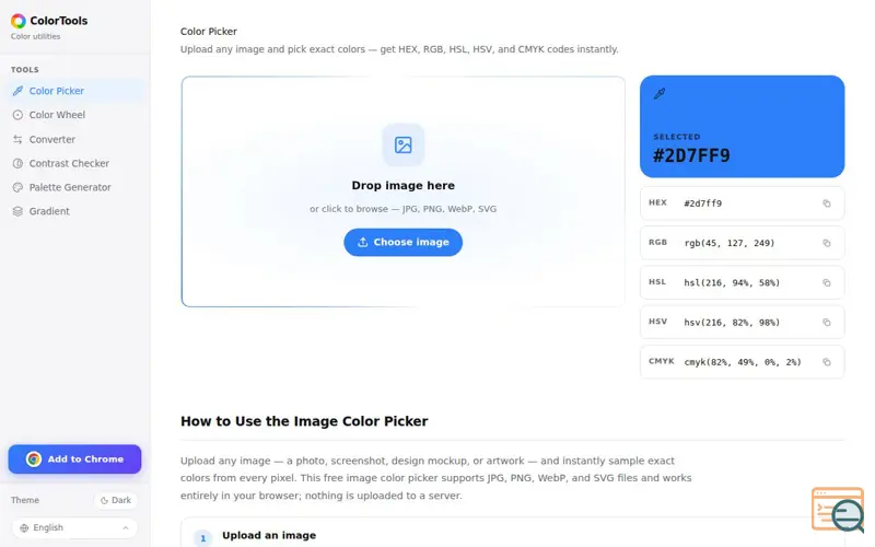 Screenshot of Colorpicker