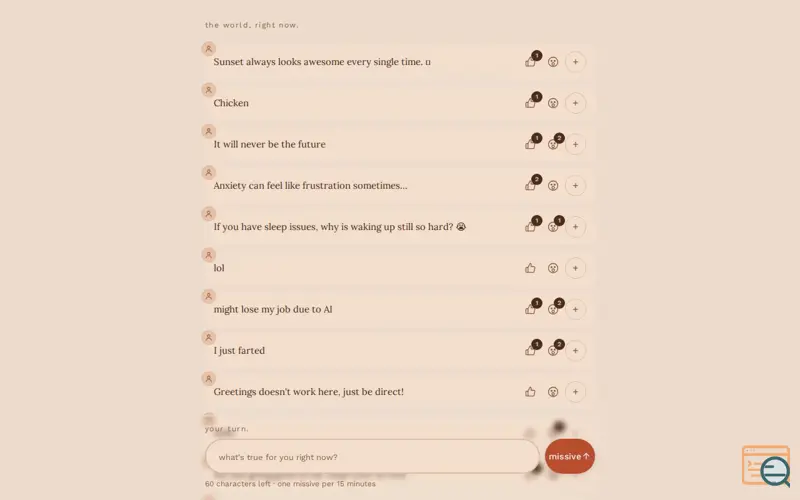 Screenshot of Missive