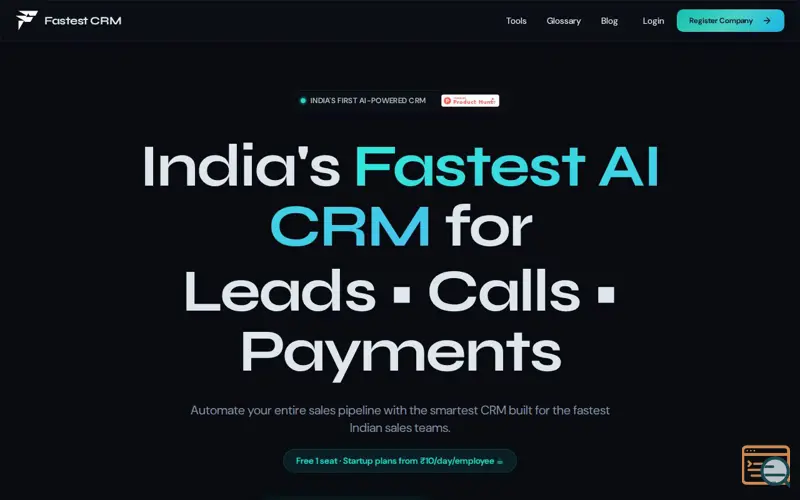 Screenshot of Fastest CRM