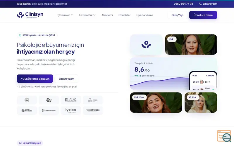Screenshot of Clinisyn