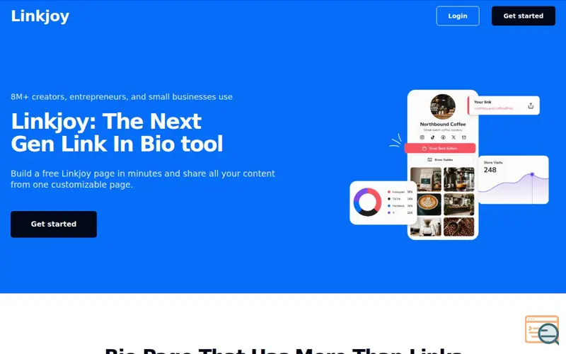 Screenshot of Linkjoy