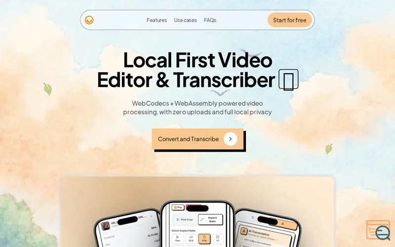 Screenshot of Vico - Local First Video Converter