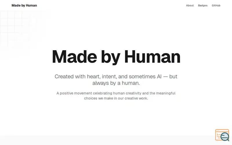Screenshot of Made by Human