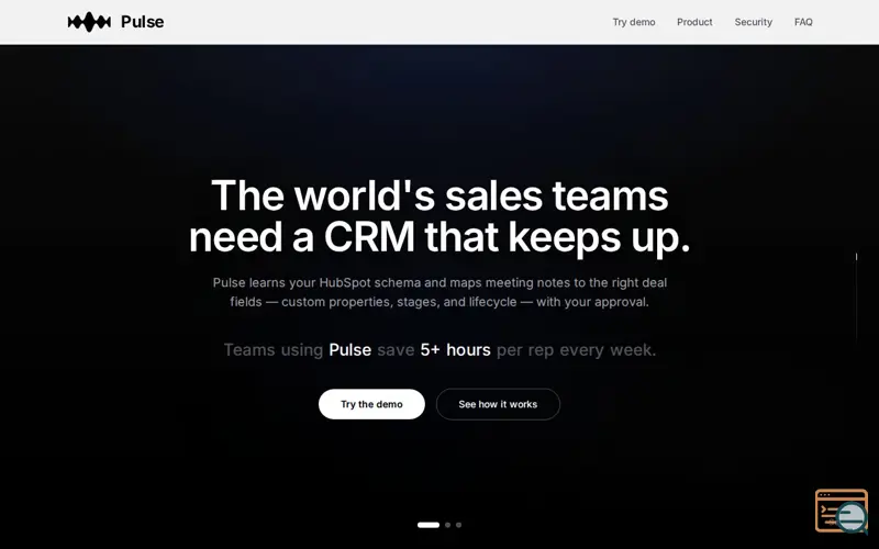 Screenshot of Pulse
