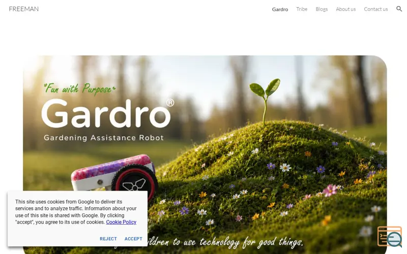 Screenshot of Gardro Robot