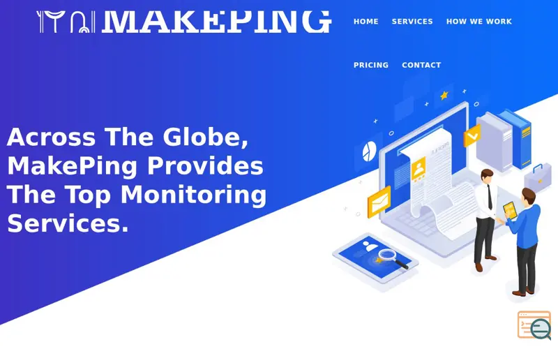 Screenshot of MakePing
