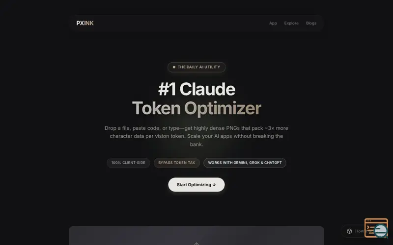 Screenshot of PXINK