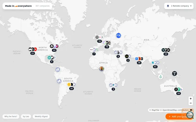 Screenshot of Made in Everywhere