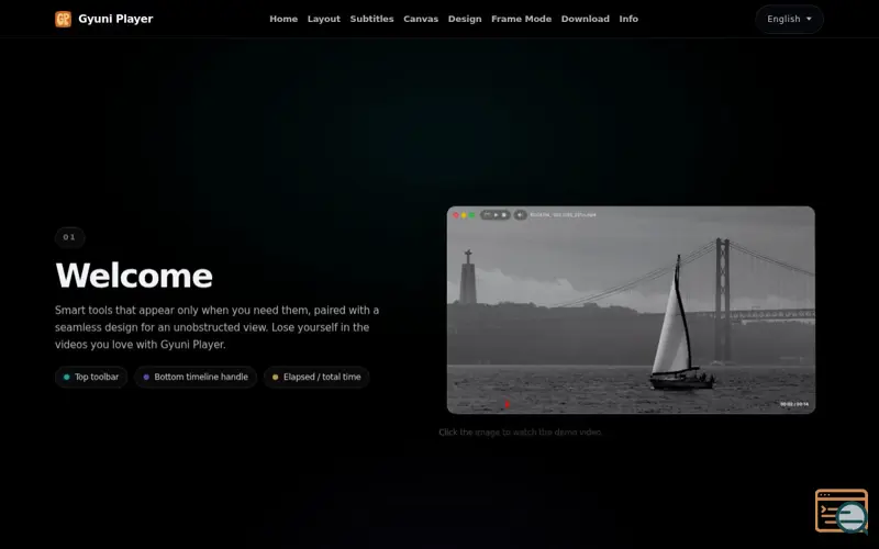 Screenshot of Gyuni Player