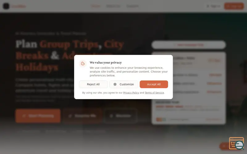 Screenshot of TravBlox