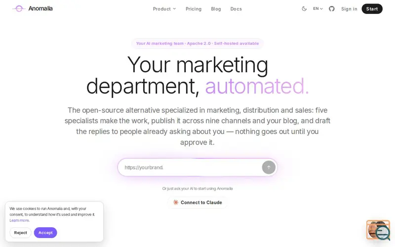 Screenshot of Anomalia