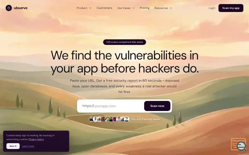 Screenshot of Ubserve