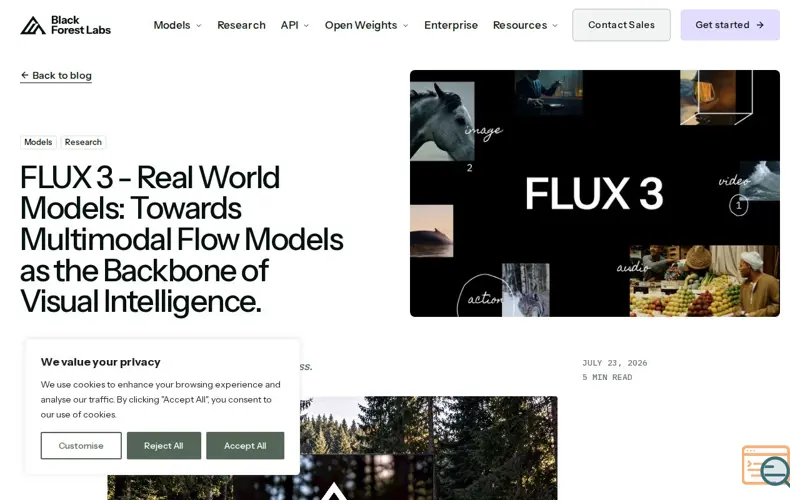 Screenshot of FLUX 3