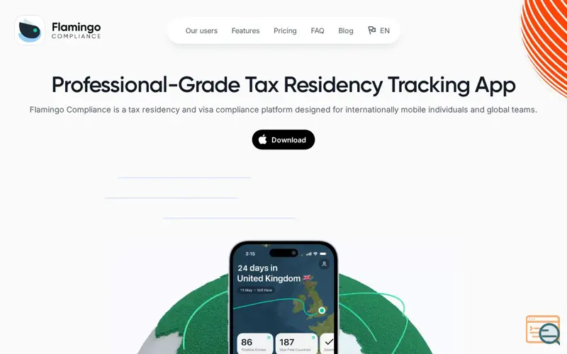 Screenshot of Flamingo Compliance 