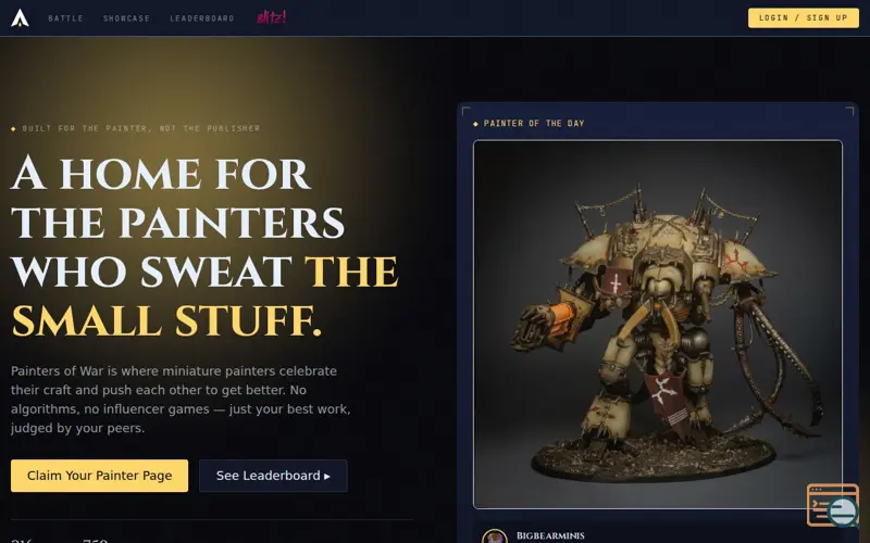 Screenshot of Painters of War
