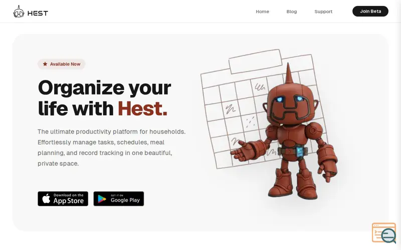 Screenshot of Hest