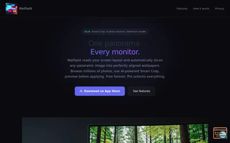 Screenshot of WallSplit