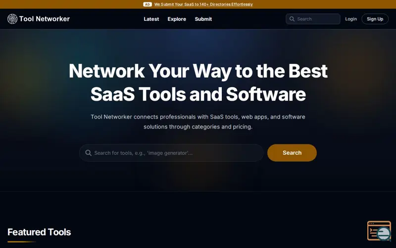 Screenshot of Tool Networker