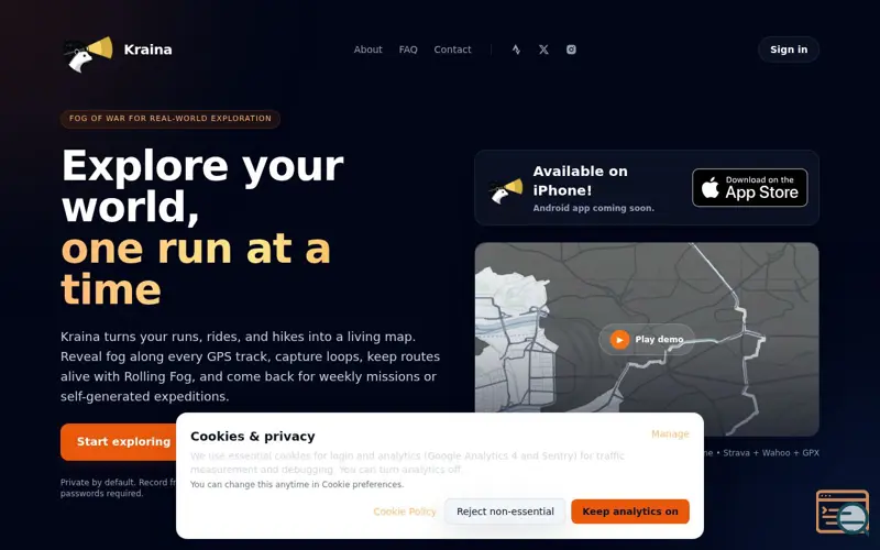 Screenshot of Kraina